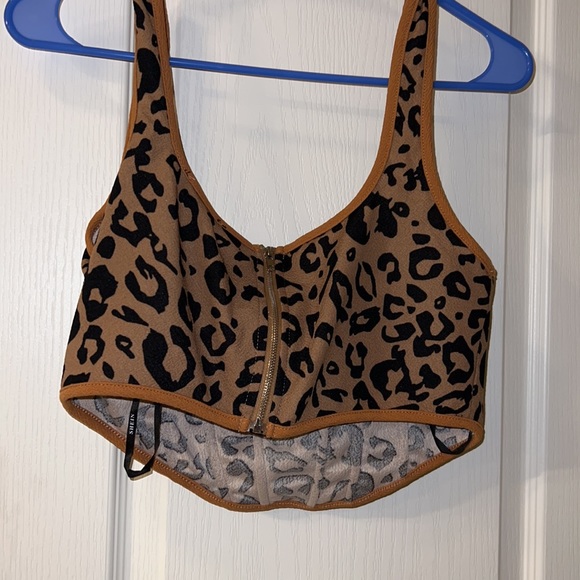 Cheetah Corset Top - Picture 2 of 3